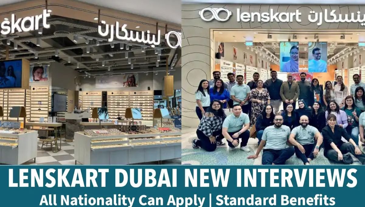 Lenskart Optical Walk-In Interview in Dubai