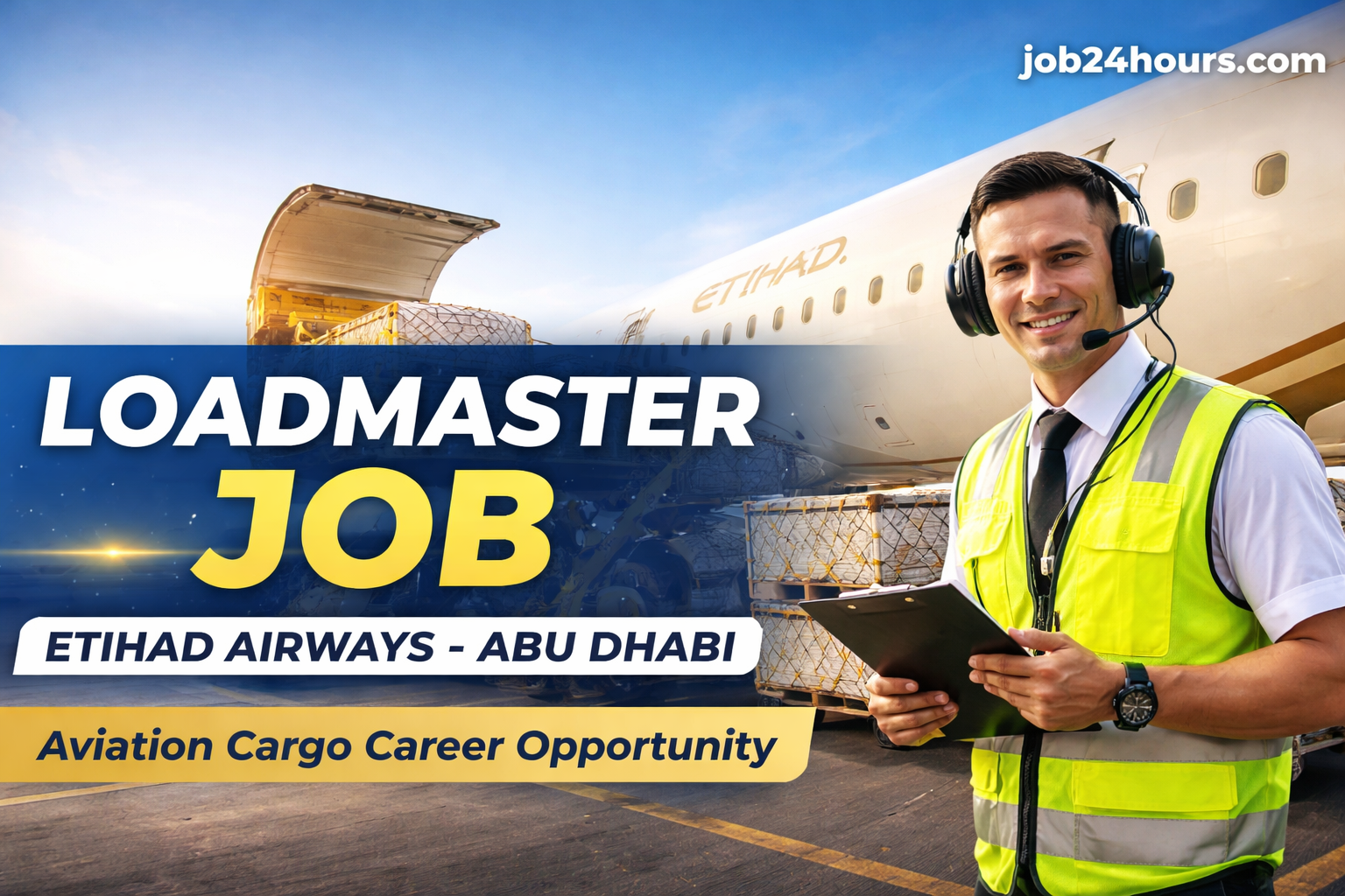 Etihad Airways Loadmaster Job in Abu Dhabi